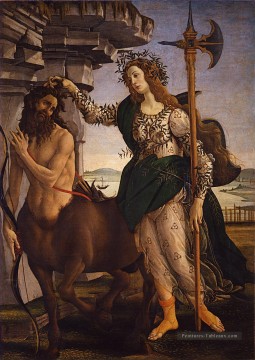  CE Tableaux - Pallas et le centaure Sandro Botticelli